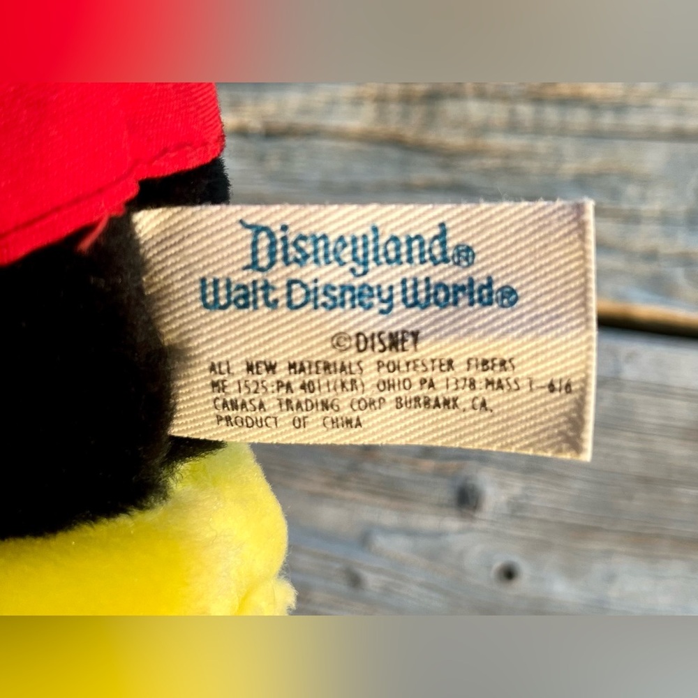 Vintage Walt Disney Mickey Mouse Plush Stuffed Toy - Picture 6 of 6